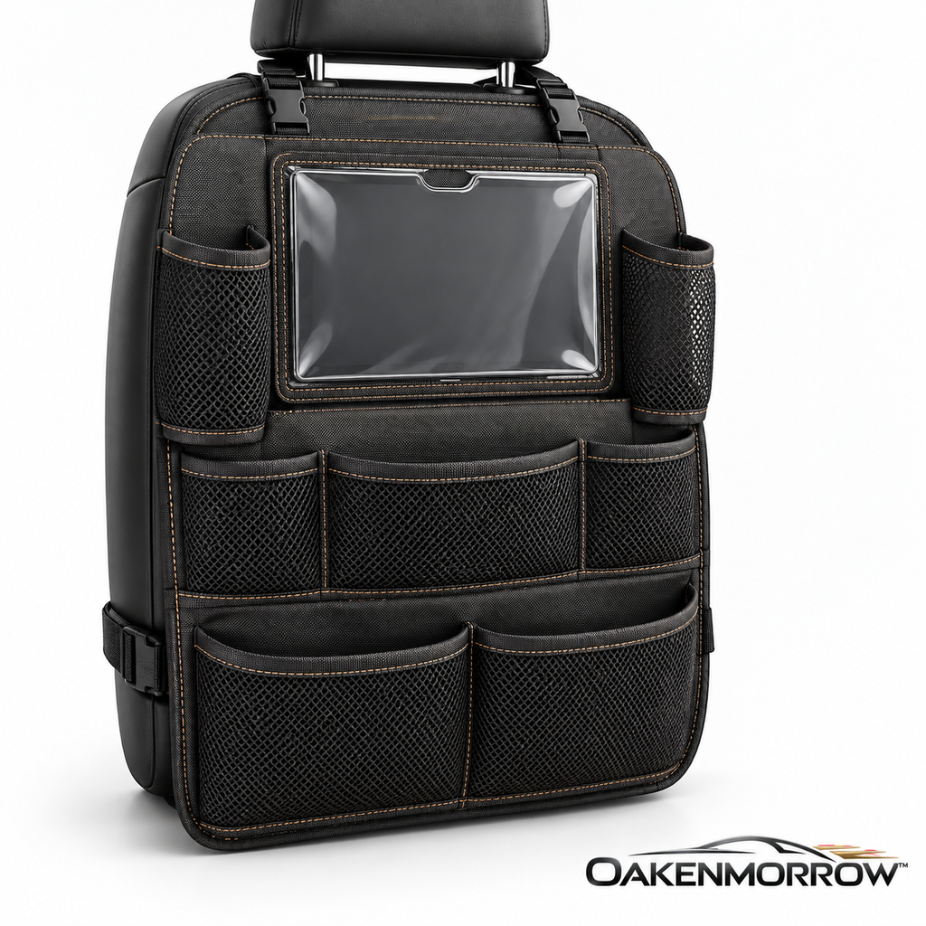 OAKENMORROW™ Seatback Organizer with Clear Pocket