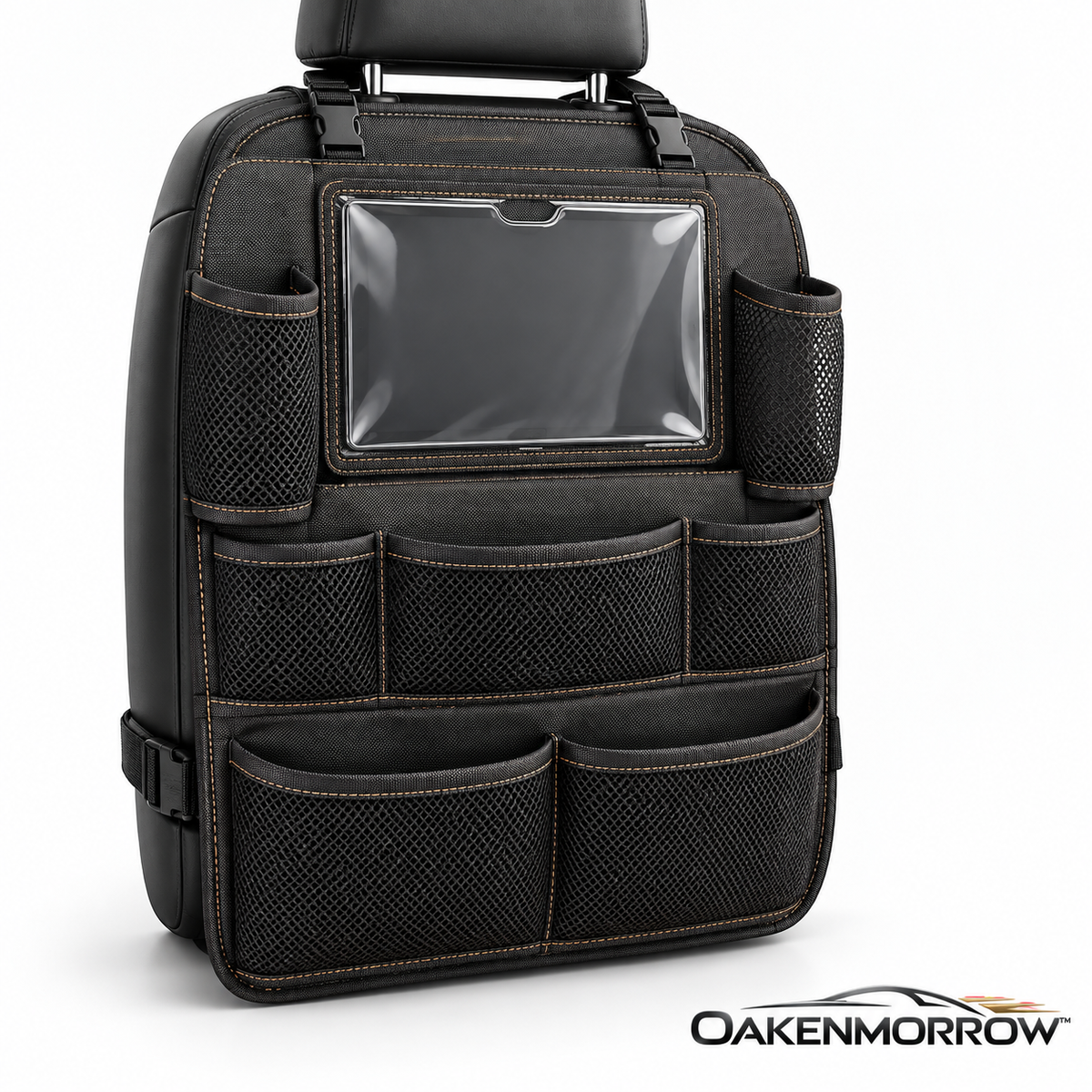 OAKENMORROW™ Seatback Organizer with Clear Pocket