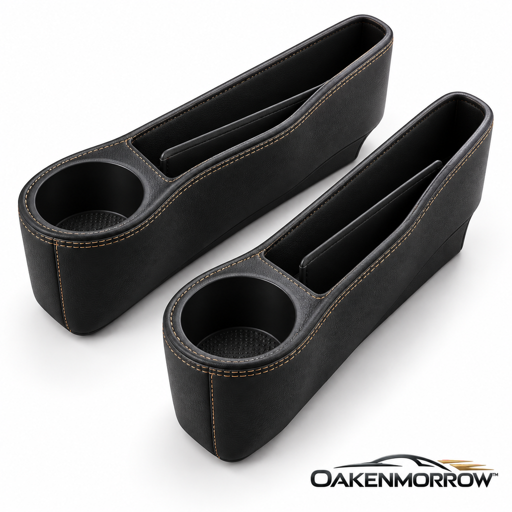 OAKENMORROW™ Seat Gap Organizers with Cup Holders, 2-Pack
