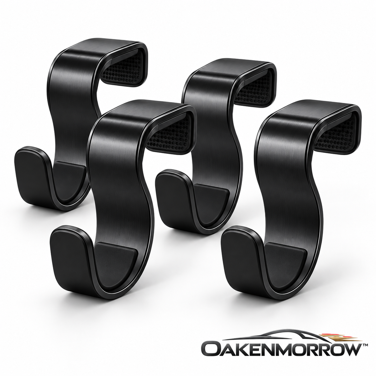 OAKENMORROW™ Car Headrest Bag Hooks, 4-Pack