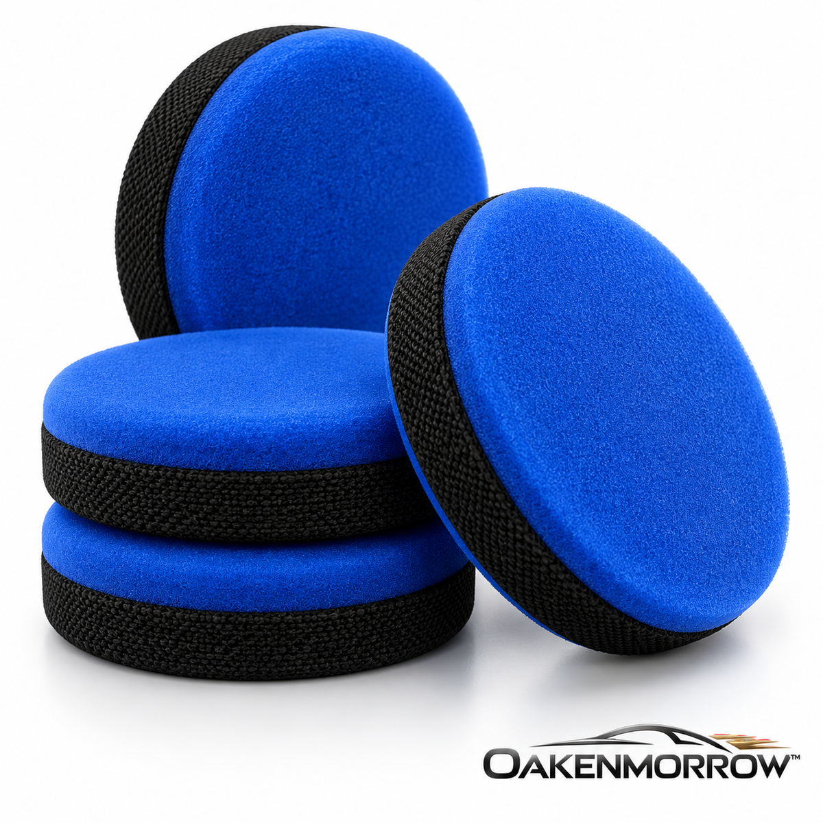 OAKENMORROW™ Round Car Care Applicator Pads, 4-Pack