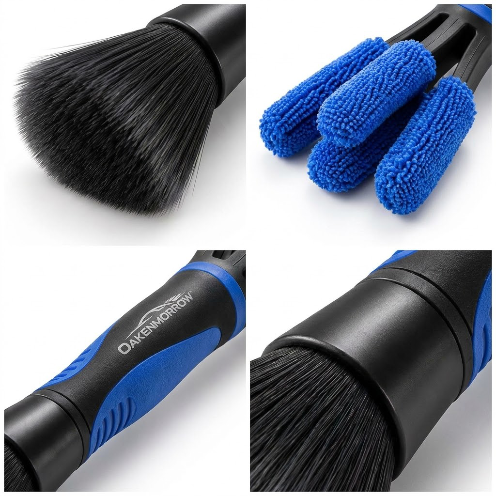 OAKENMORROW™ Dual-Ended Car Vent Cleaning Brush