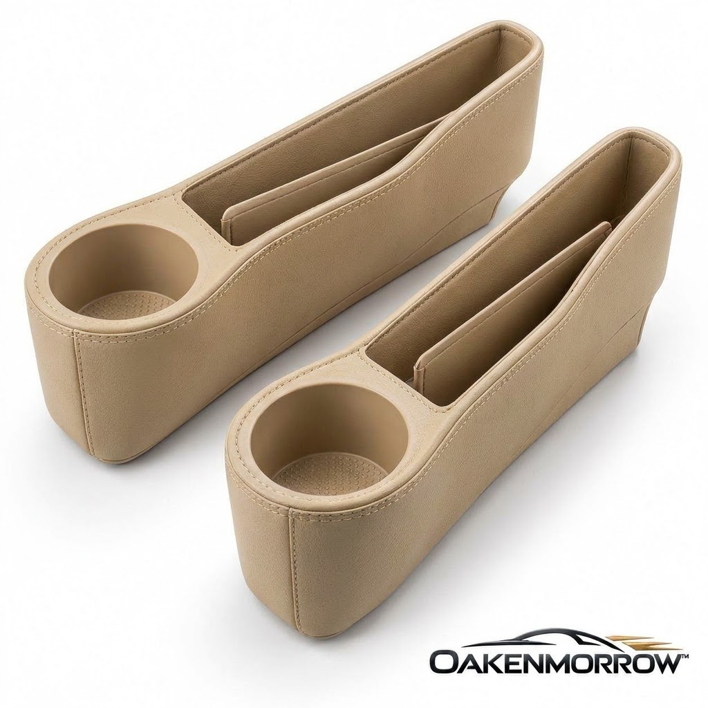 OAKENMORROW™ Seat Gap Organizers with Cup Holders, 2-Pack