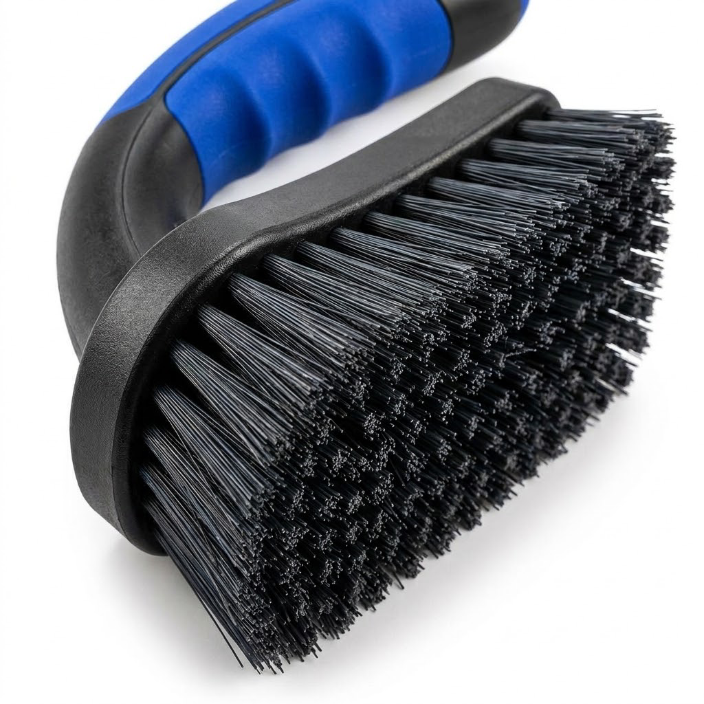 OAKENMORROW™ Tire Scrub Brush with Contoured Handle