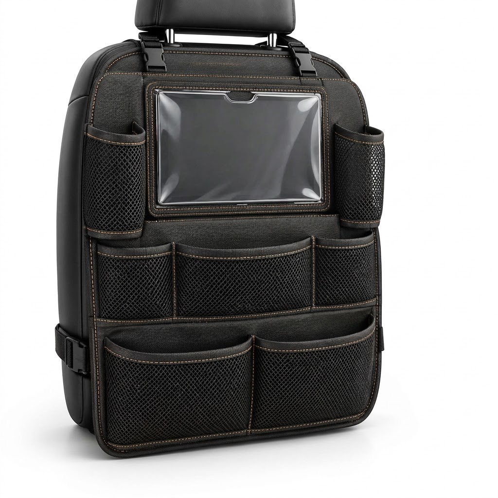 OAKENMORROW™ Seatback Organizer with Clear Pocket