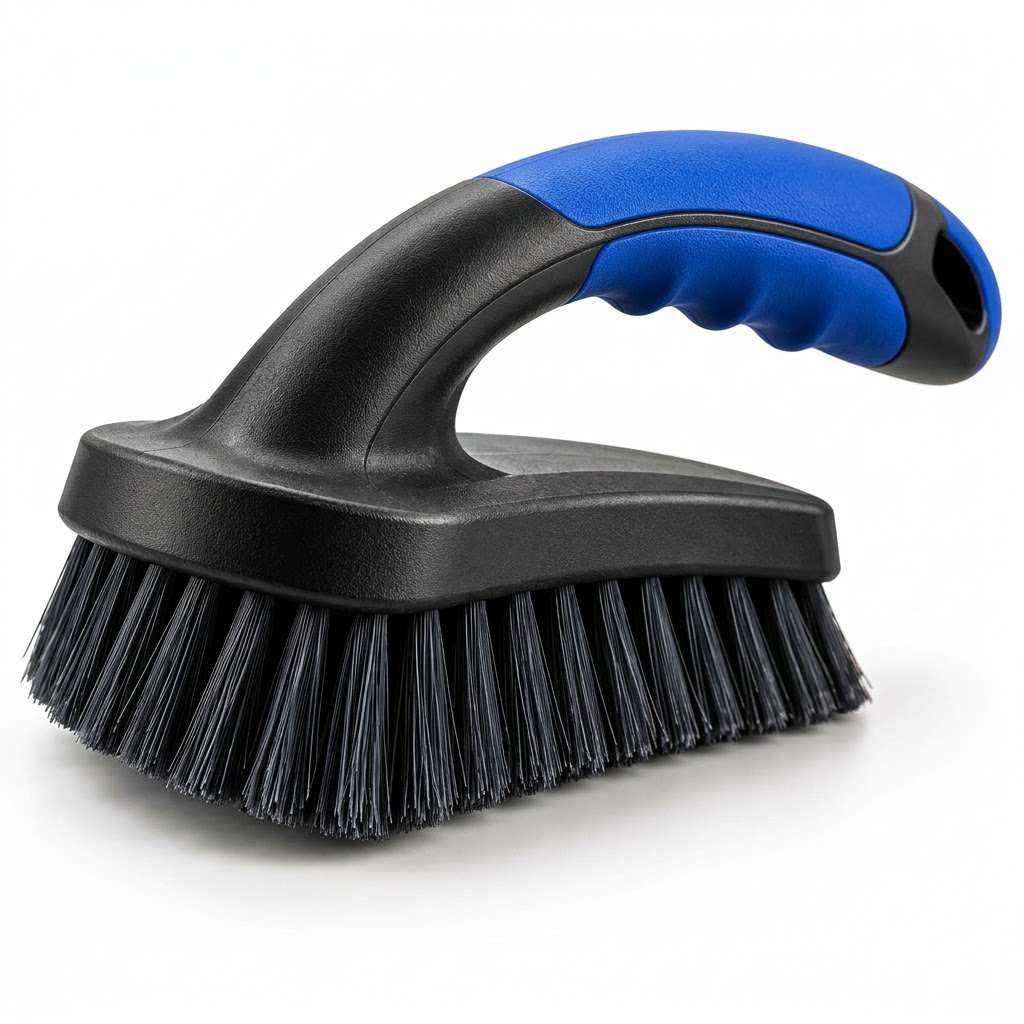 OAKENMORROW™ Tire Scrub Brush with Contoured Handle