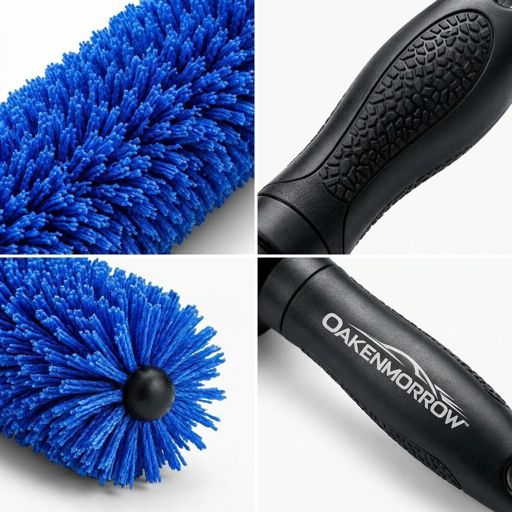 OAKENMORROW™ Long-Reach Wheel Cleaning Brush