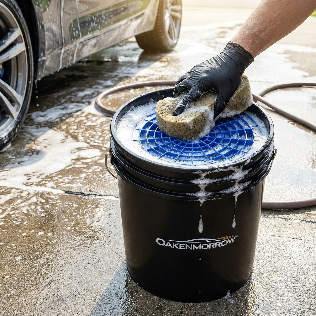 OAKENMORROW™ Car Wash Bucket with Grit Screen