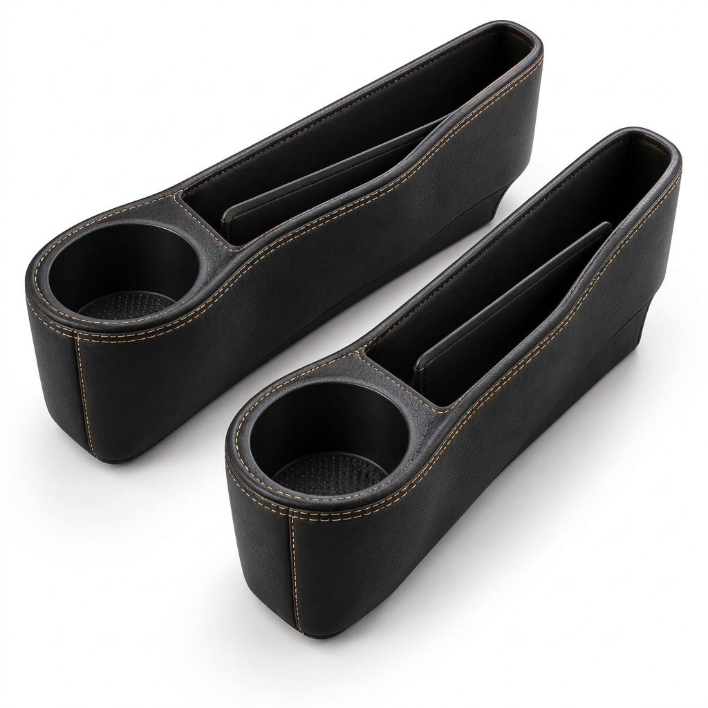 OAKENMORROW™ Seat Gap Organizers with Cup Holders, 2-Pack