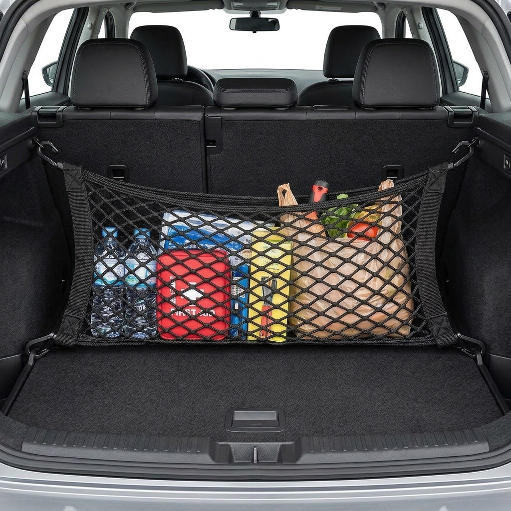 OAKENMORROW™ Trunk Cargo Pocket Net with Four Hooks