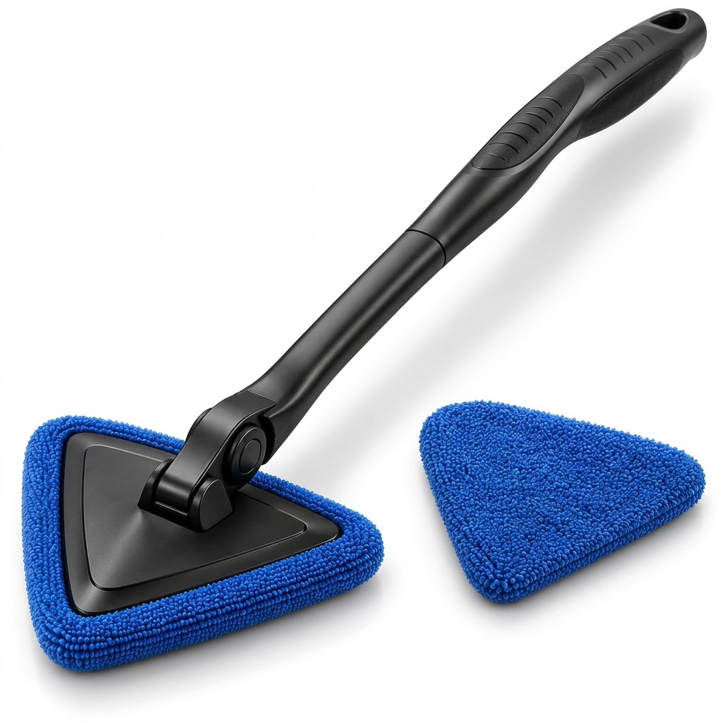 OAKENMORROW™ Windshield Cleaning Wand with Spare Pad