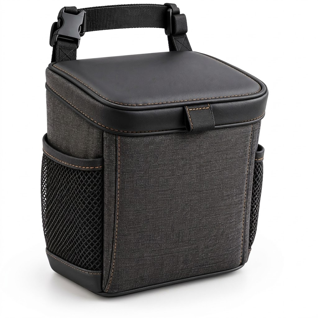 OAKENMORROW™ Hanging Car Trash Bin with Lid