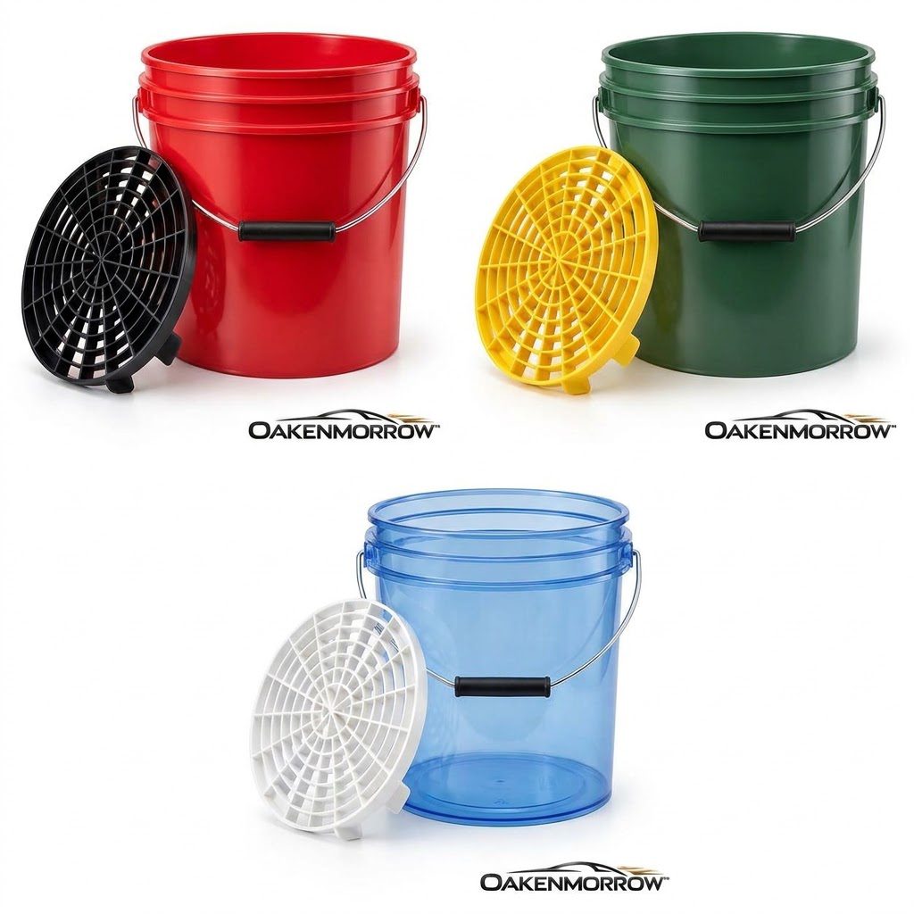 OAKENMORROW™ Car Wash Bucket with Grit Screen